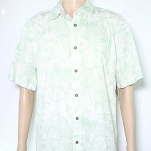 Margaritaville green leafy casual shirt